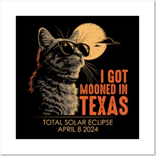 I Got Mooned In Texas Posters and Art